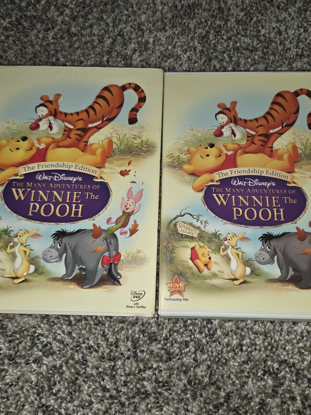 Walt Disney THE MANY ADVENTURES OF WINNIE THE POOH Friendship Edition DVD 2007